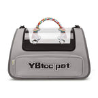 Sturdy Cat Carrier - Transparent Soft Sided Dog Carrier & Travel Pet Pack - silvia-therhond